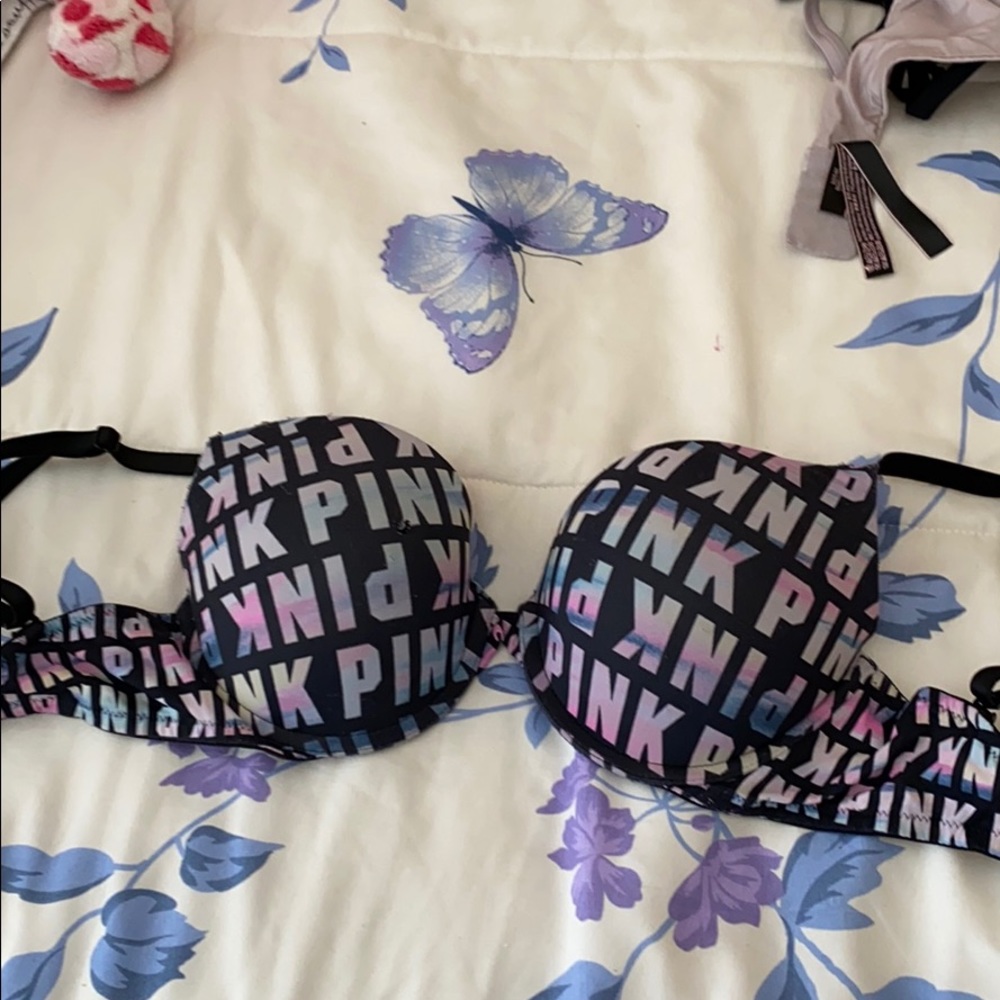 Pink bra